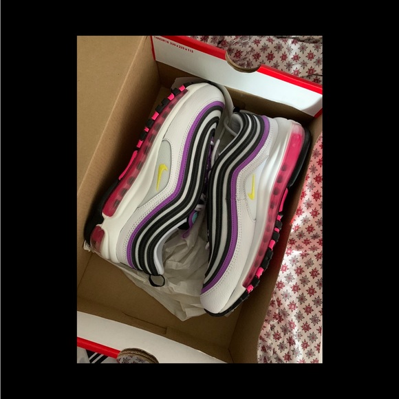 Nike Shoes - Nike W Air Max - White and Dynamic Yellow
